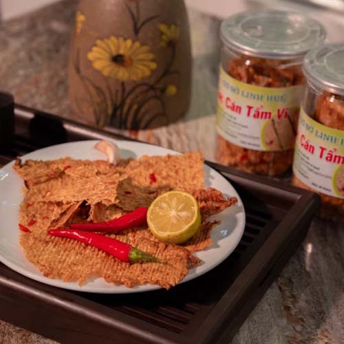 Mực cán tẩm gia vị