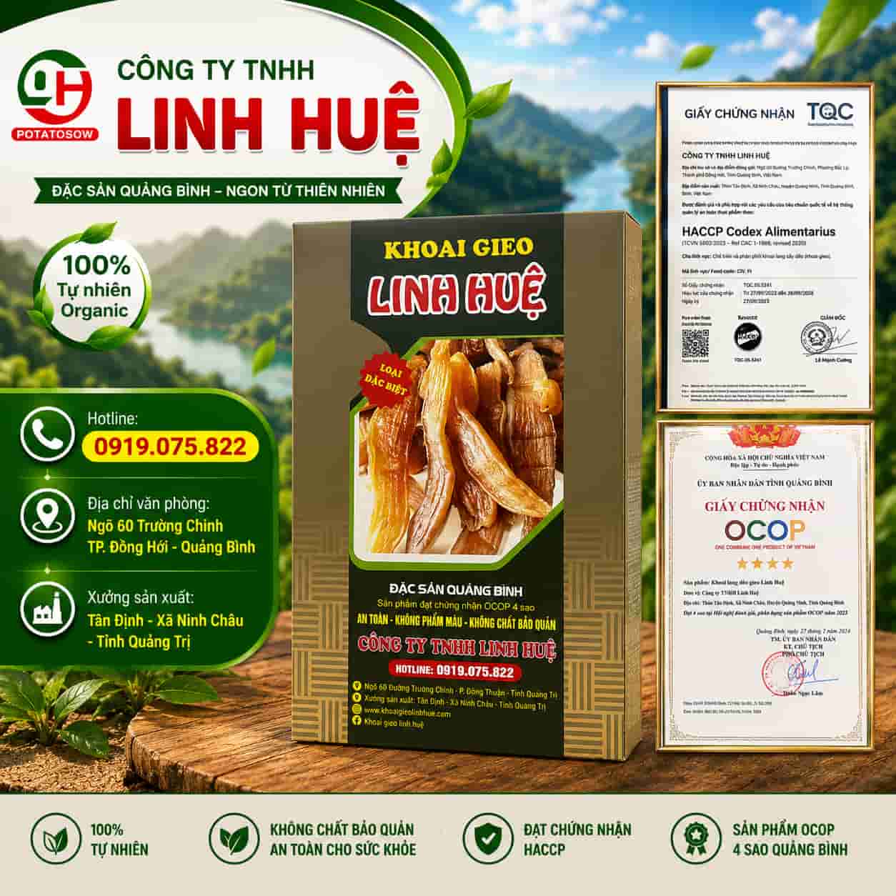 Khoai Gieo Hộp Giấy 500g