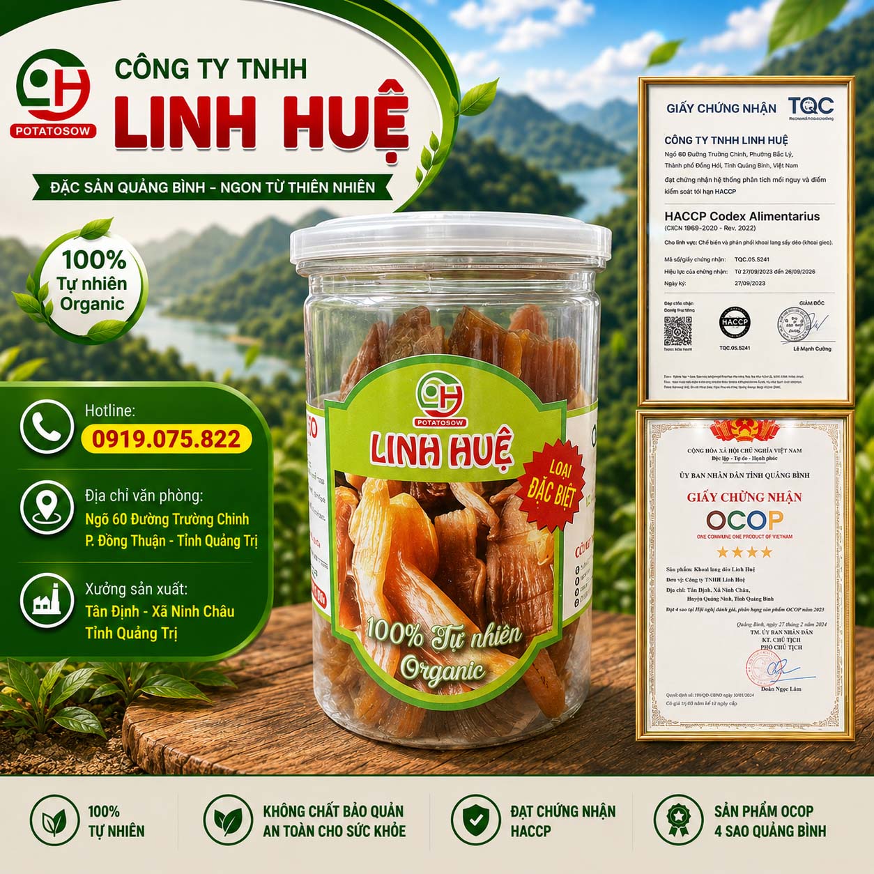 Khoai Gieo  Lọ Nhựa 300g